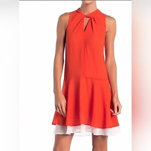 Cynthia Steffe | Estella Twist Neck Dress | Size 0